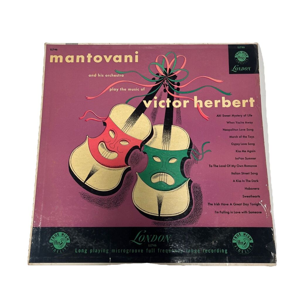 Mantovani and his Orchestra Play the Music of Victor Herbert LP LL746